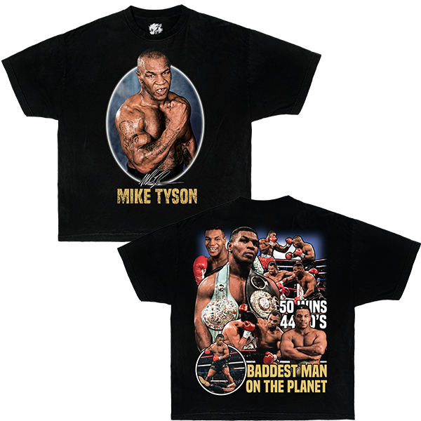Angry Mike Tyson Boxy Shirt Vintage Boxing Tee Streetwear Y2K Oversized Graphic