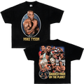 Angry Mike Tyson Boxy Shirt Vintage Boxing Tee Streetwear Y2K Oversized Graphic