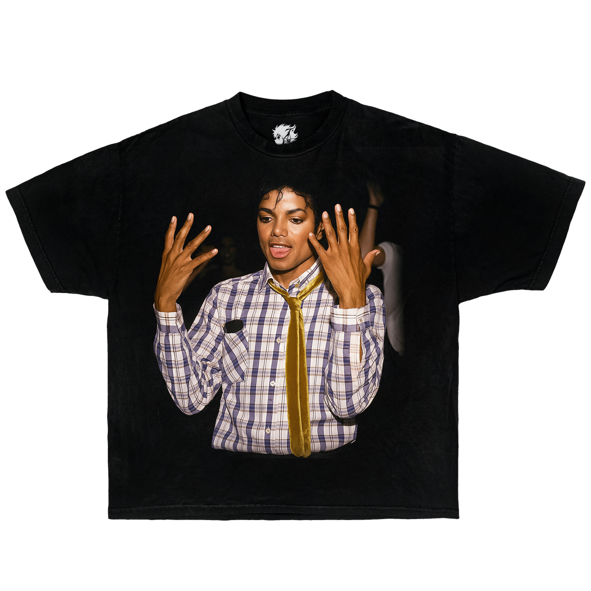 Michael Jackson Grin Boxy Vintage Shirt Graphic Artist Shirts Oversized Streetwear MJ Unisex Opium