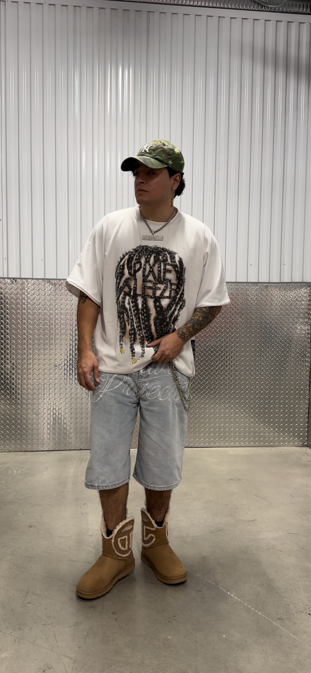 Neniom Street Braids Boxy Shirt Streetwear Tees Oversized Unisex Graphic Y2K