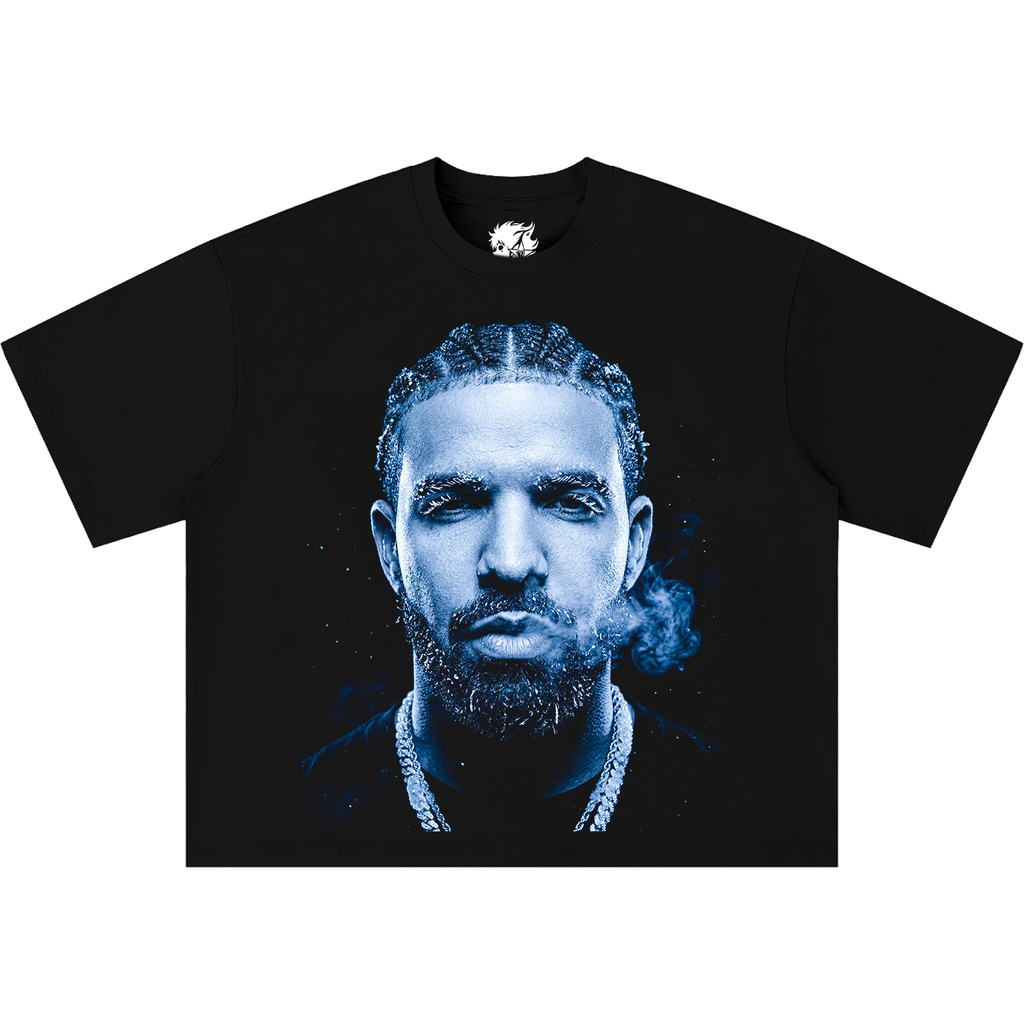IceMan Drake Cold Boxy Shirt Vintage Bootleg Rap Tee Y2K Oversized Graphic Tee T-shirt