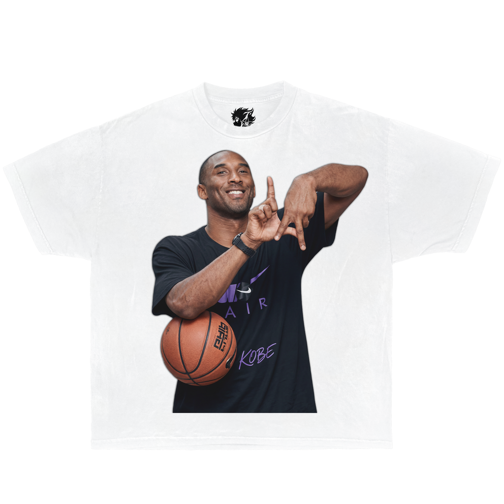Kobe Bryant LA Oversized Boxy Shirt Basketball Streetwear Y2K Vintage