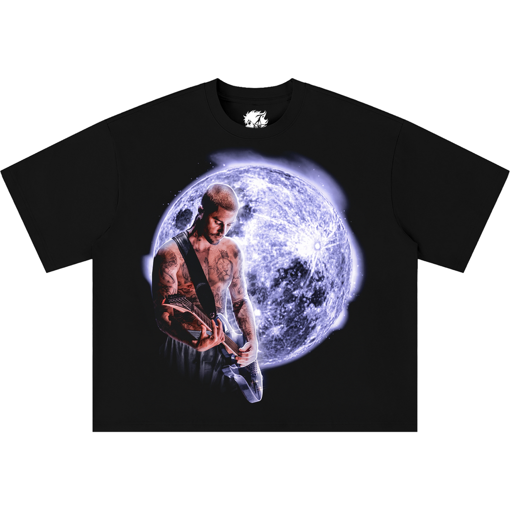 Justin Bieber Guitar Dream Boxy Shirt Vintage Streetwear Oversized Graphic Tee