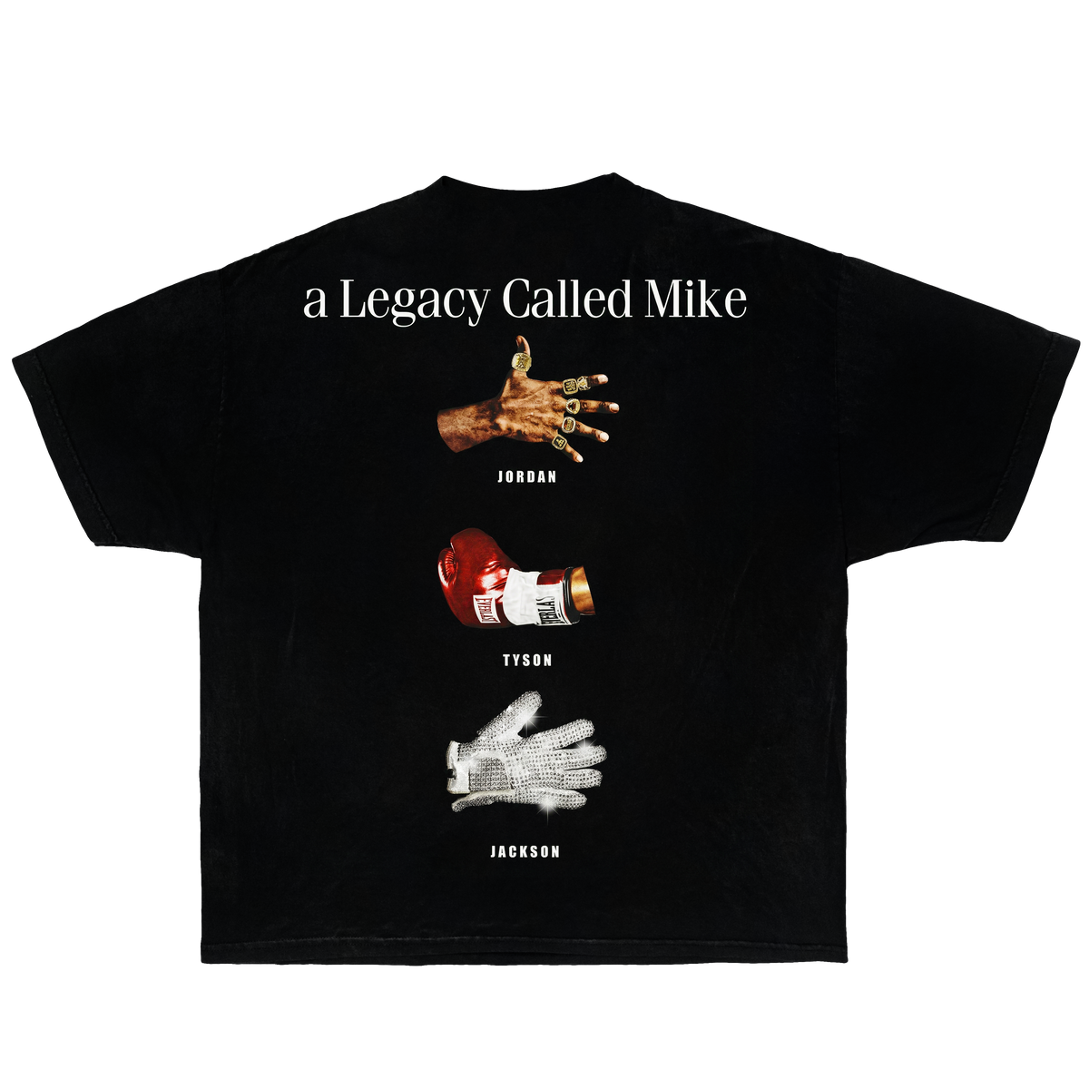 Three Legends Named Michael Boxy Shirt Vintage Streetwear Y2K Oversized Graphic Tee
