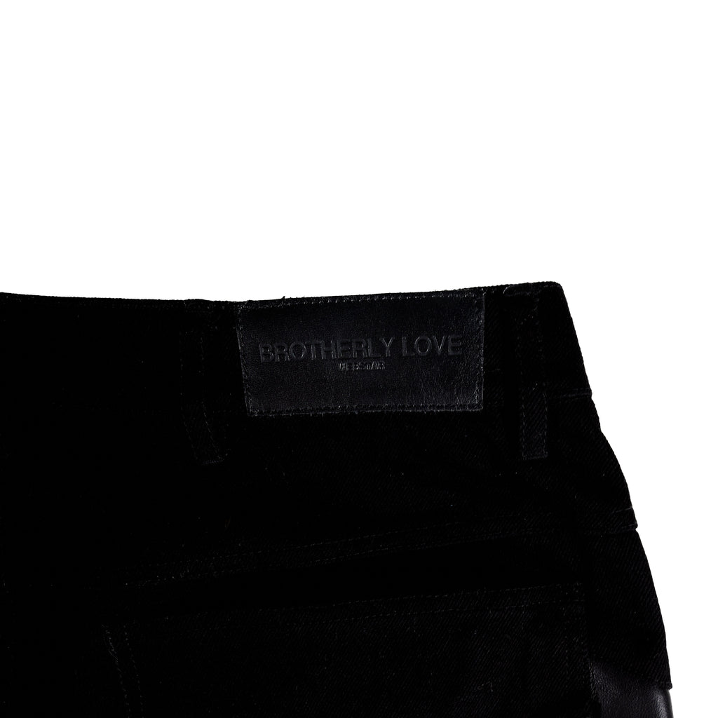 BL NOCTURNE LEATHER 3/4TH CAPRI PADDED DENIM