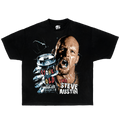 Stone Cold Crusher Boxy Shirt Vintage Bootleg Wrestle Tee Streetwear Y2K Oversized Graphic