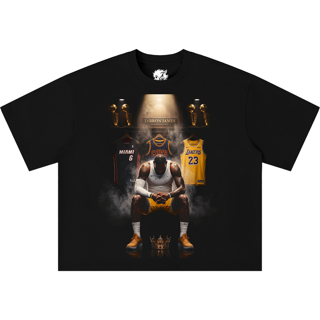 Lebron James Showcase Shirt Vintage Streetwear Oversized Artist Graphic Tee