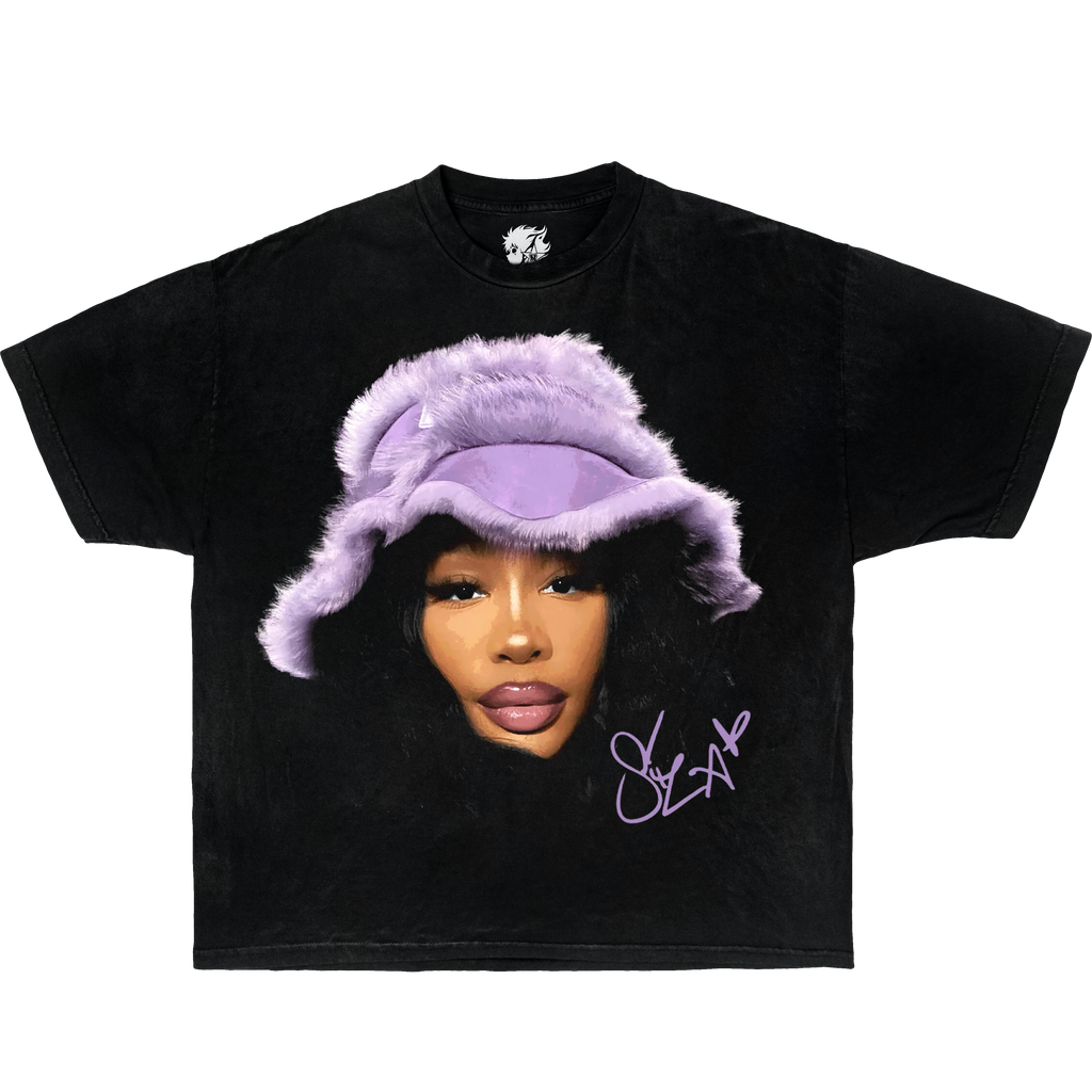 SZA Boxy Vintage Shirt Graphic Artist Music Rap Hip Hop Unisex Tee Oversized Streetwear Y2K