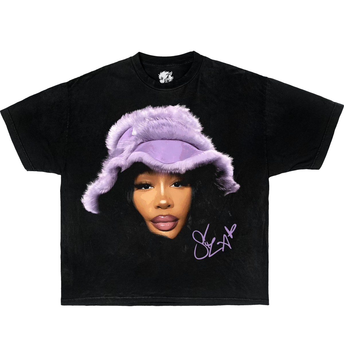 SZA Boxy Vintage Shirt Graphic Artist Music Rap Hip Hop Unisex Tee Oversized Streetwear Y2K