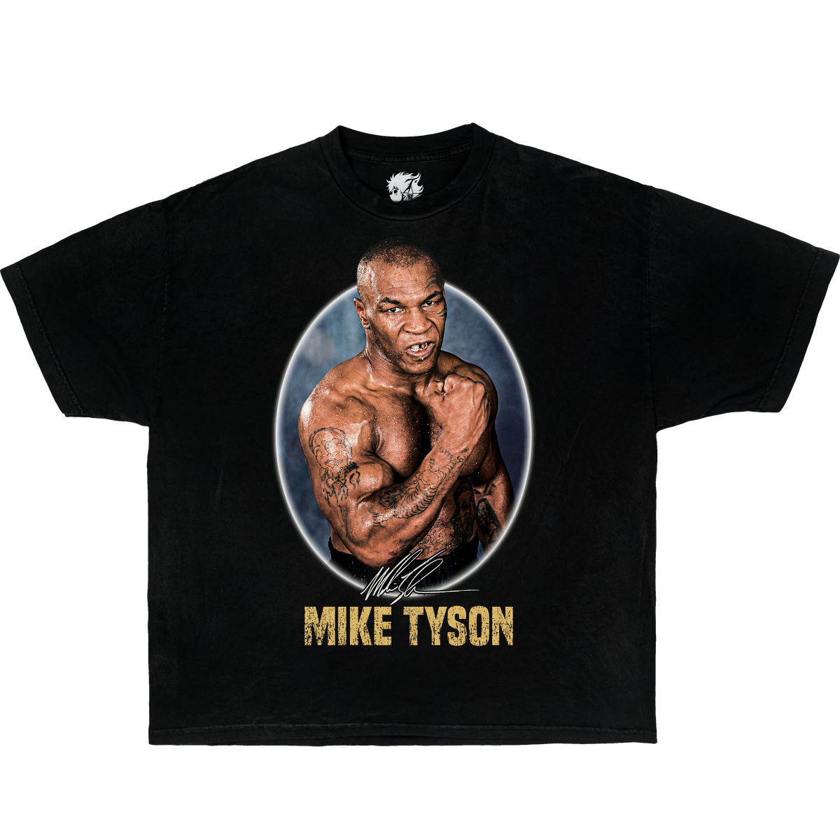 Angry Mike Tyson Boxy Shirt Vintage Boxing Tee Streetwear Y2K Oversized Graphic
