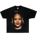 Rihanna Boxy Vintage Shirt Graphic Artist Hip Hop Music Rap Unisex Tee Oversized Streetwear Y2K