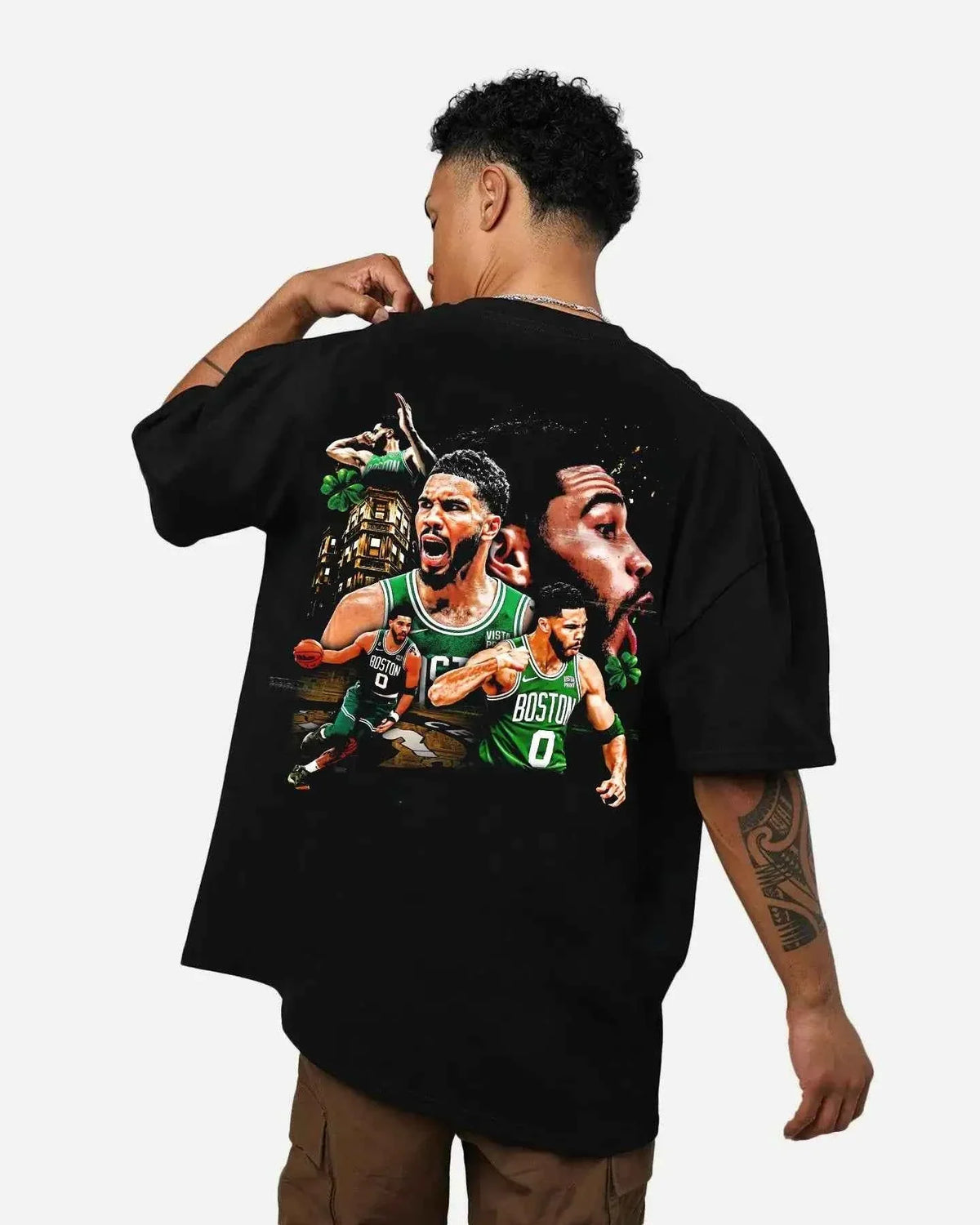 JAYSON TATUM CELTICS Boxy Vintage Shirt Streetwear Y2K Graphic Unisex Basketball Tees