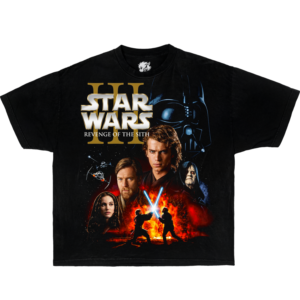 Star Wars Boxy Shirt Vintage Tee Streetwear Y2K Oversized Graphic