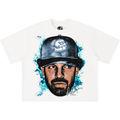Drake Ice Man Boxy Shirt Vintage Bootleg Tee Y2K Oversized Graphic Tee T-shirt