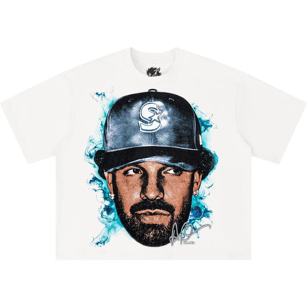 Drake Ice Man Boxy Shirt Vintage Bootleg Tee Y2K Oversized Graphic Tee T-shirt