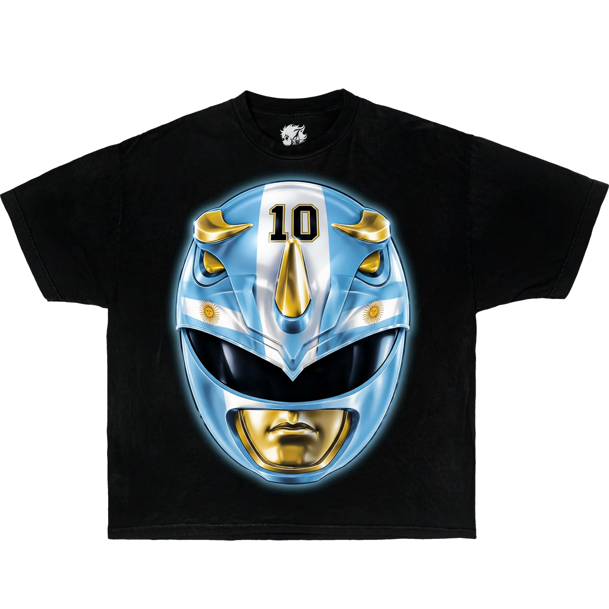 Argentina Ranger #10 Soccer World Cup Boxy Oversized Tee Shirt