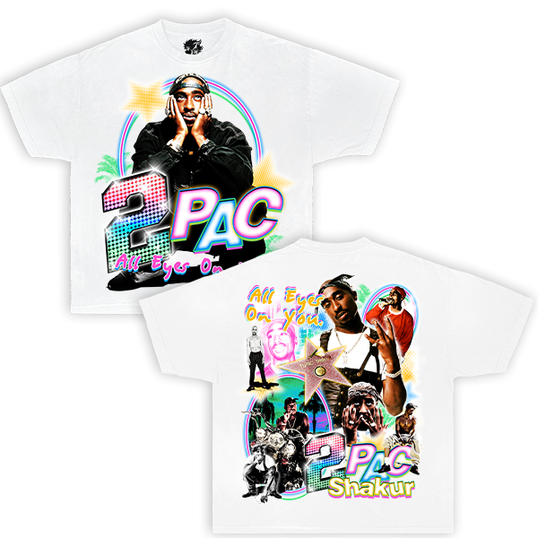 Tupac Hip Hop Boxy Vintage Shirt Oversized Streetwear Y2K Graphic Bootleg Tee