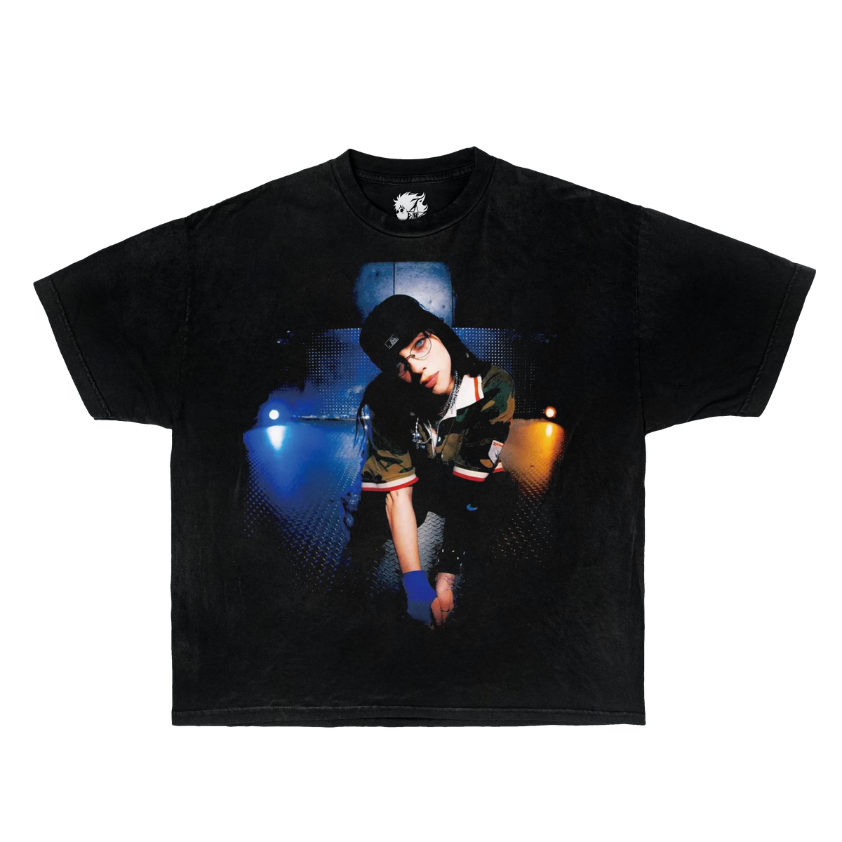 Billie Eilish Boxy Vintage Shirt Graphic Hip Hop Artist Rap Unisex Tee Oversized Streetwear Y2K