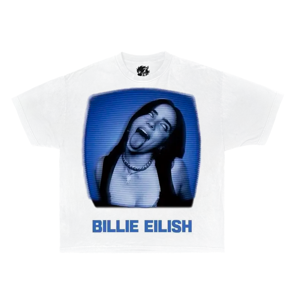 Billie Eilish TV Boxy Vintage Shirt Graphic Hip Hop Rap Unisex Shirts Oversized Streetwear Y2K