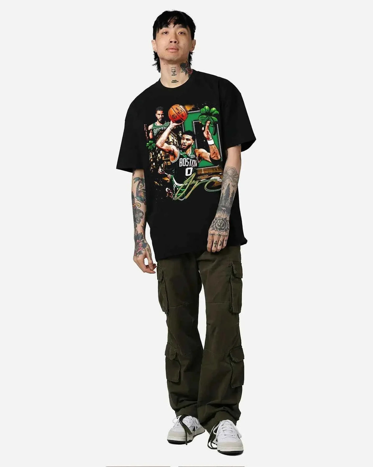 JAYSON TATUM CELTICS Boxy Vintage Shirt Streetwear Y2K Graphic Unisex Basketball Tees