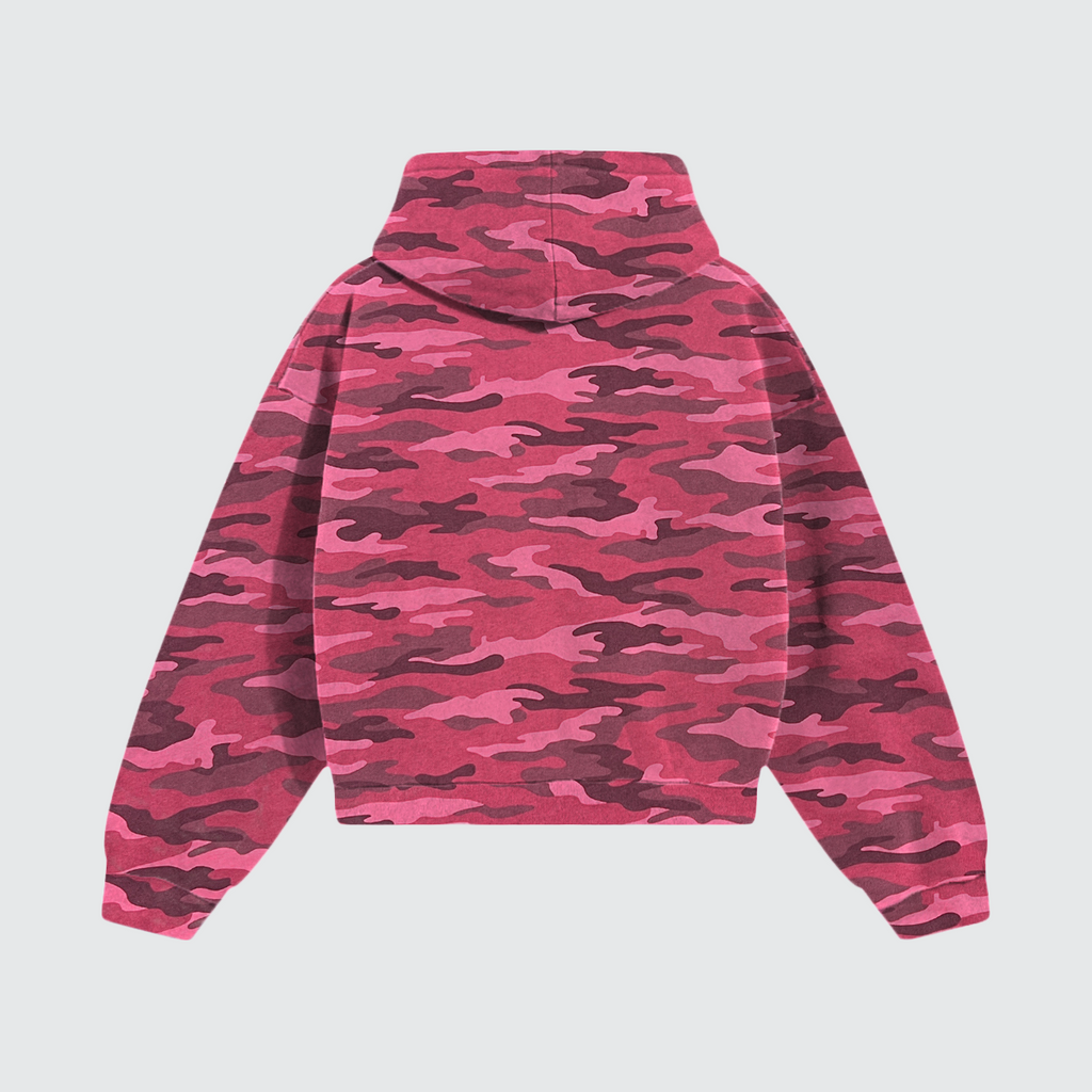 NENIOM "STOP HATING" Rose Camo Heavyweight Hoodie
