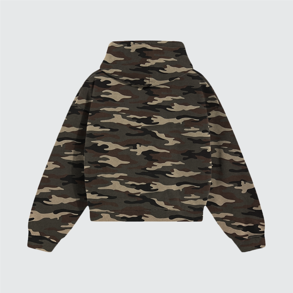 NENIOM "STOP HATING" Army Camo Heavyweight Hoodie