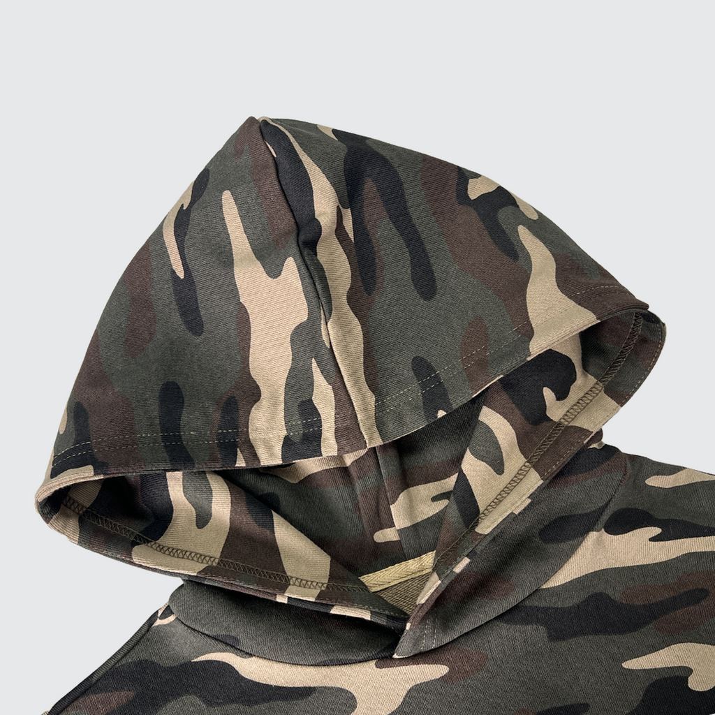 NENIOM "STOP HATING" Army Camo Heavyweight Hoodie