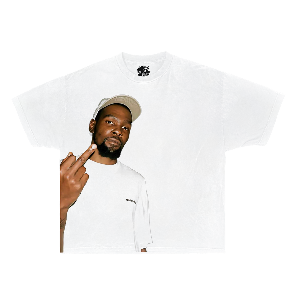 Real Kevin Durant Boxy Vintage Shirt Graphic Comic Bootleg Shirts Oversized Streetwear Y2K