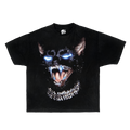 Gothic Kitty Cat Boxy Vintage Shirt Kitty Cat Gifts Animal Shirts Oversized Streetwear Graphic Tee Unisex