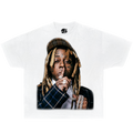 Lil Wayne Rap Legend Boxy Shirt Bootleg Tee Streetwear Y2K Oversized Graphic