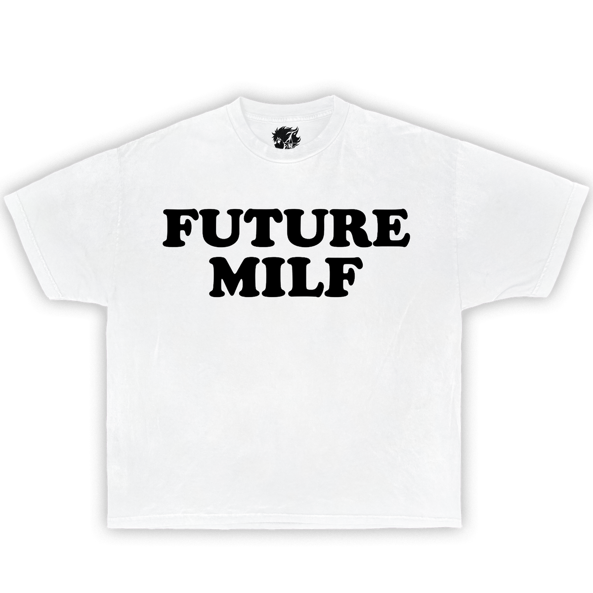 FUTURE MILF Bold Statement Oversized Boxy T-shirt Streetwear Graphic Y2K