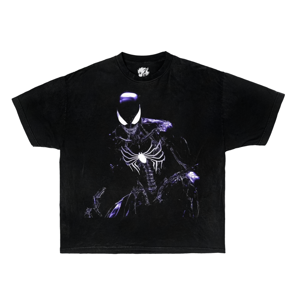 Evil Spiderman Venom Boxy Vintage Shirt Graphic Marvel Comics Shirts Oversized DC Superhero Unisex Opium