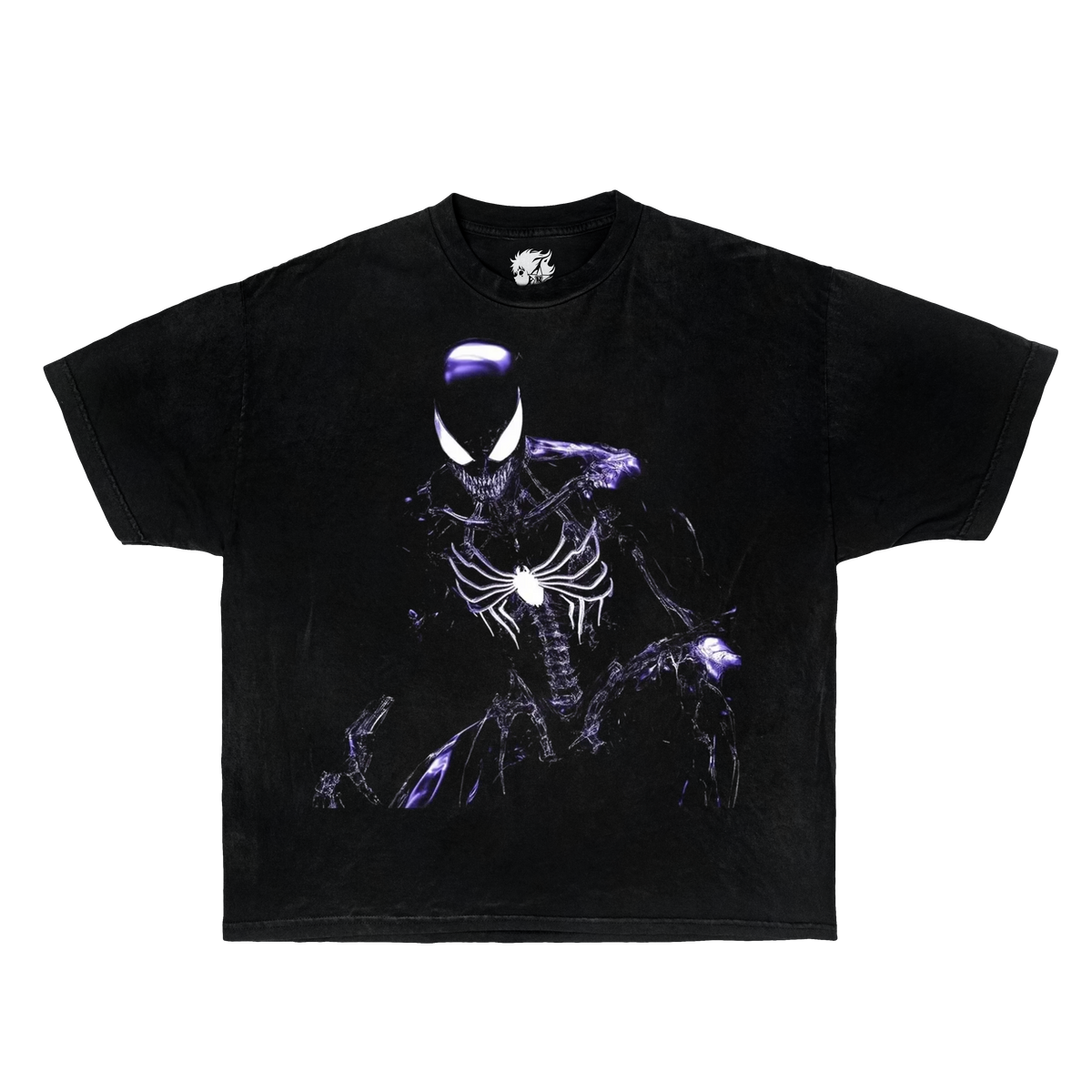 Evil Spiderman Venom Boxy Vintage Shirt Graphic Marvel Comics Shirts Oversized DC Superhero Unisex Opium