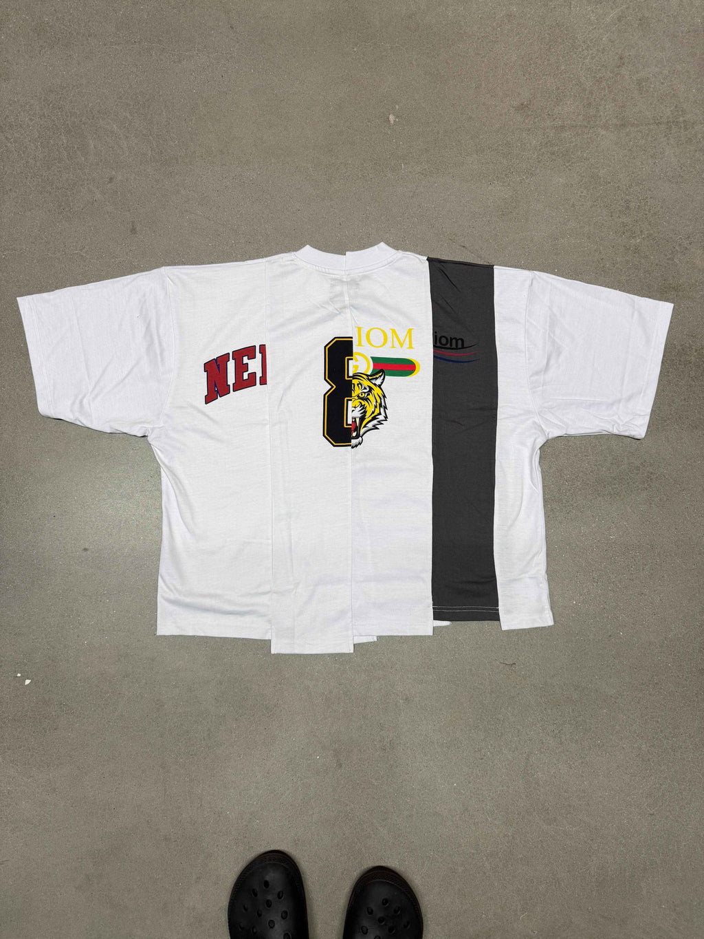 ★ LIMITED ★ F*CK DESIGNERS UNEVEN SHIRT VINTAGE STREETWEAR Y2K