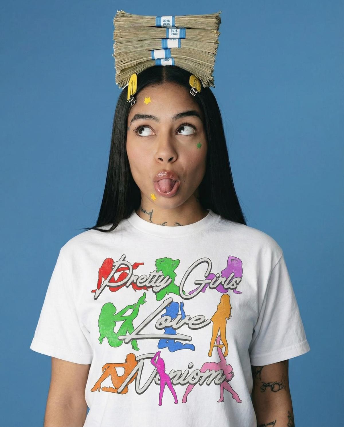 Pretty Girls Love Neniom Oversized Boxy T-shirt Streetwear Graphic Y2K