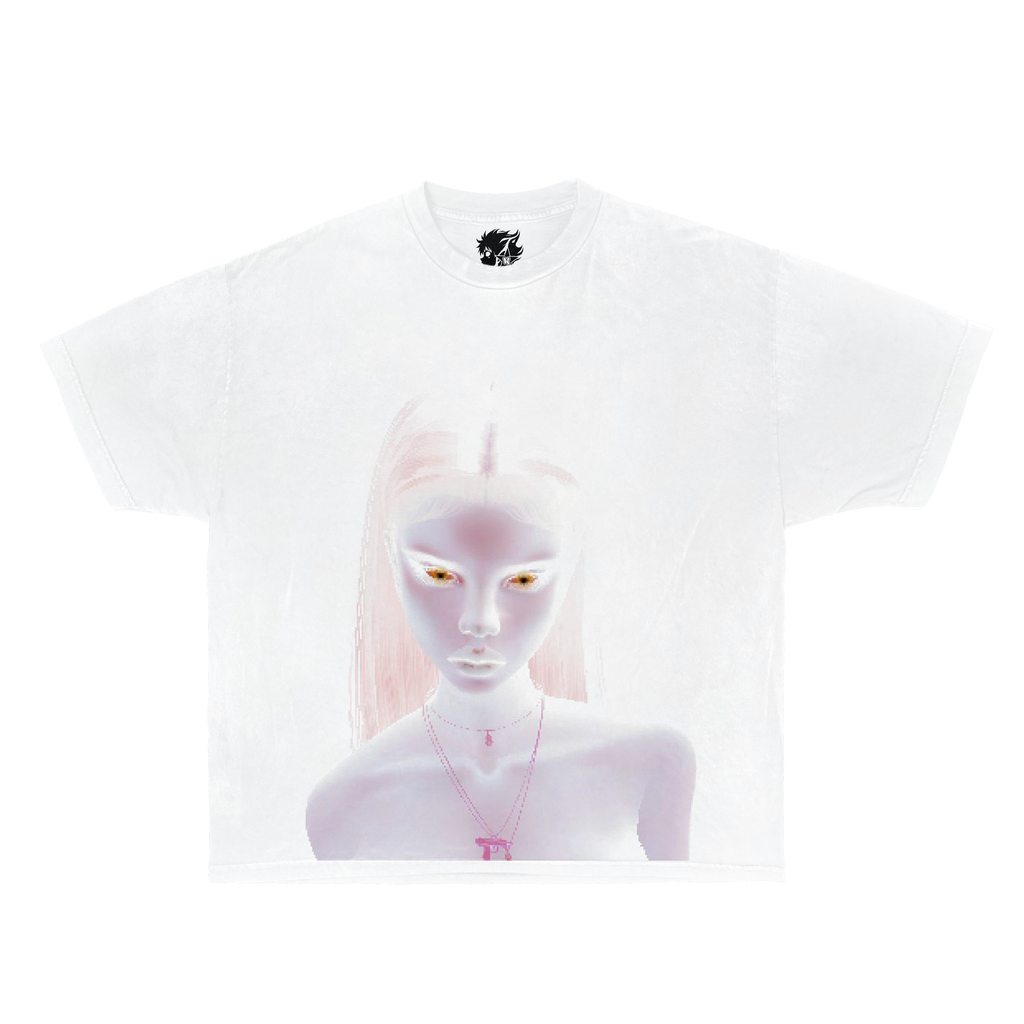 Cyber Angel Tee Graphic Boxy T-Shirt – Y2K Streetwear Oversized Vintage Unisex Tee