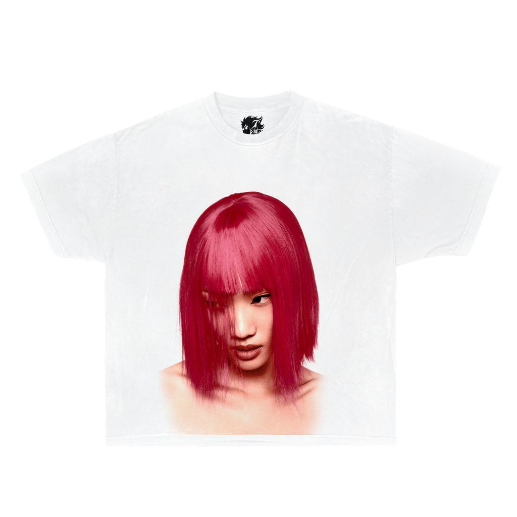 Red Hair Violent Girl Boxy Vintage Shirt Graphic Unisex Tee Oversized Streetwear Y2K