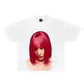 Red Hair Violent Girl Boxy Vintage Shirt Graphic Unisex Tee Oversized Streetwear Y2K