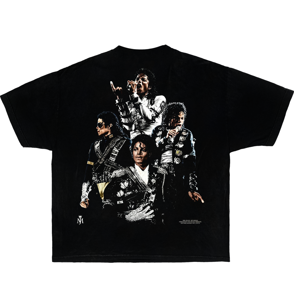 Michael Jackson King of Pop Shirt Vintage Boxy Tee Streetwear Y2K Oversized Graphic