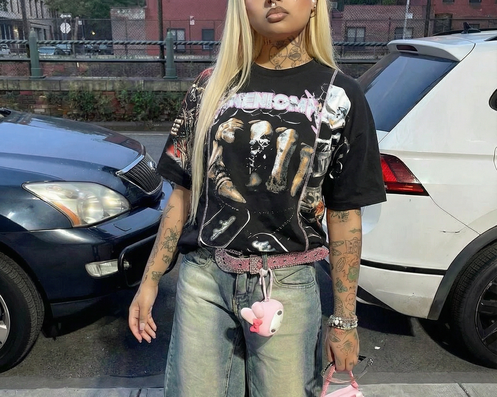 ★ LIMITED ★ Neniom World Tour Boxy Shirt Streetwear Oversized Graphic Tee