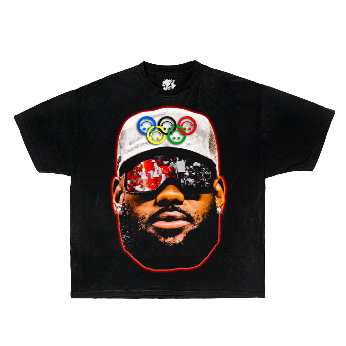 Lebron James Olympic Team Boxy Vintage Shirt Graphic Oversized Streetwear Unisex Basketball Opium