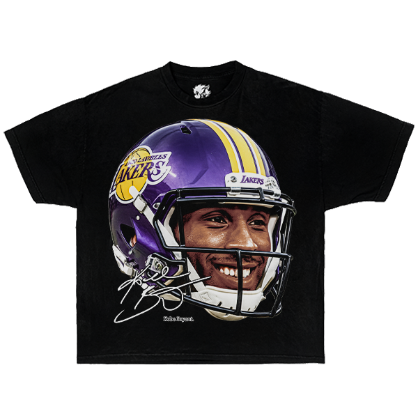Halloween Kobe Bryant Football Boxy Vintage Shirt Oversized Streetwear Y2K Graphic Basketball Tees