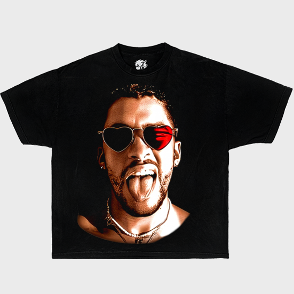Bad Bunny Super Bowl Boxy Vintage Shirt Oversized Streetwear Y2K Graphic Bootleg Tees Music Unisex Latin
