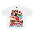 Retro Derrick Rose Boxy Vintage Shirt Oversized Streetwear Y2K Graphic Basketball Tees