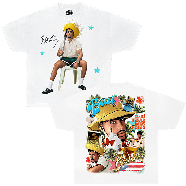 Bad Bunny Superstar Boxy Shirt Vintage Music Streetwear Y2K Oversized Graphic Tee