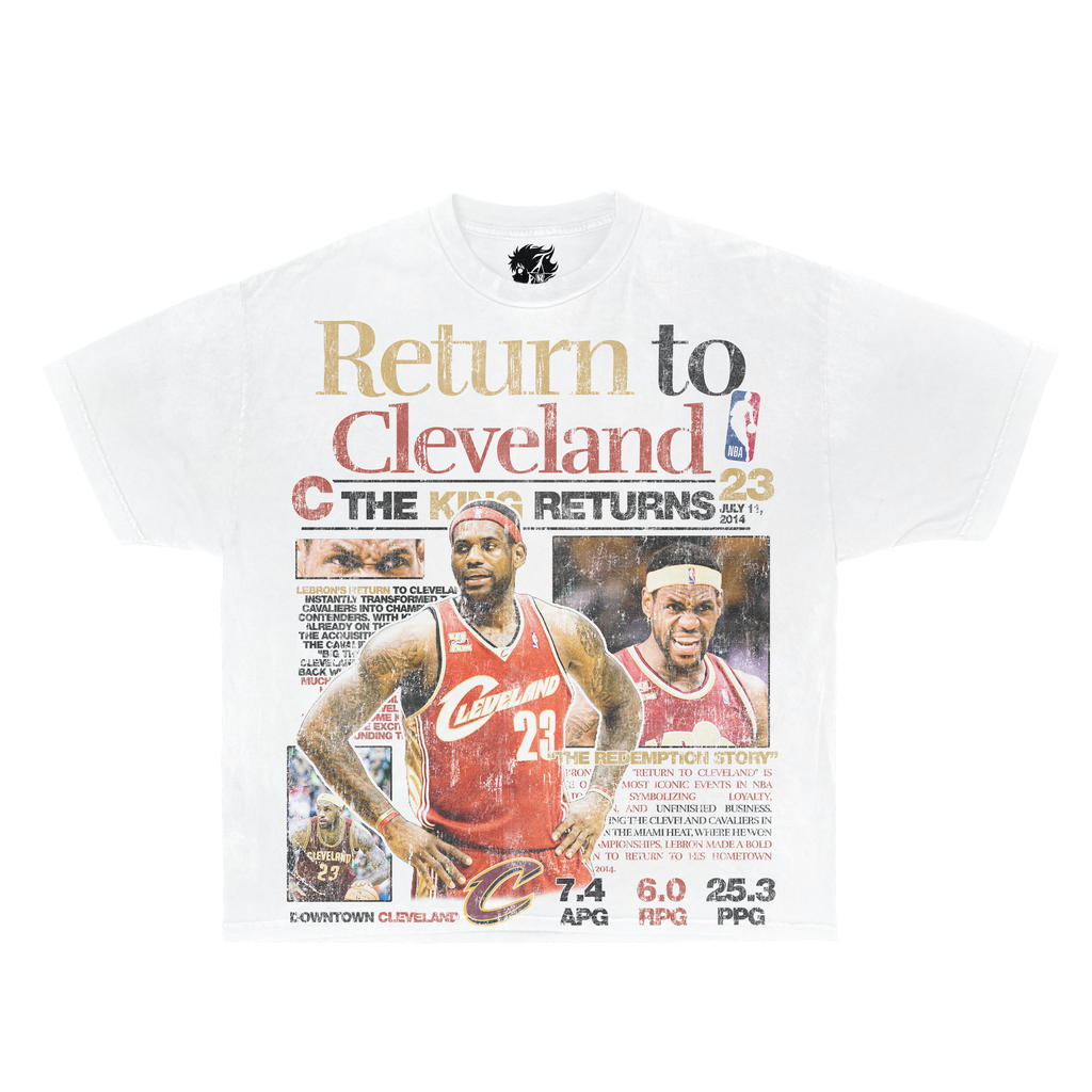 Lebron James Newspaper Shirt Vintage Boxy Oversized Basketball Graphic Unisex Y2K