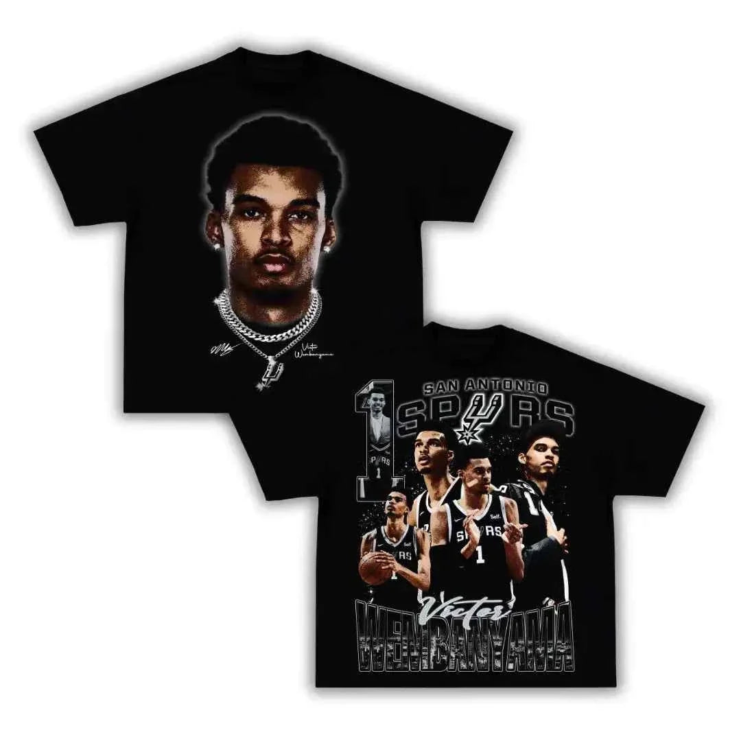 Weby Big Face Boxy Vintage Graphic Shirt Oversized Retro Hip Hop Basketball Tee Streetwear Y2K