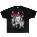 Agony Ghost Vintage Boxy Shirt Oversized Streetwear Graphic Tees Y2K