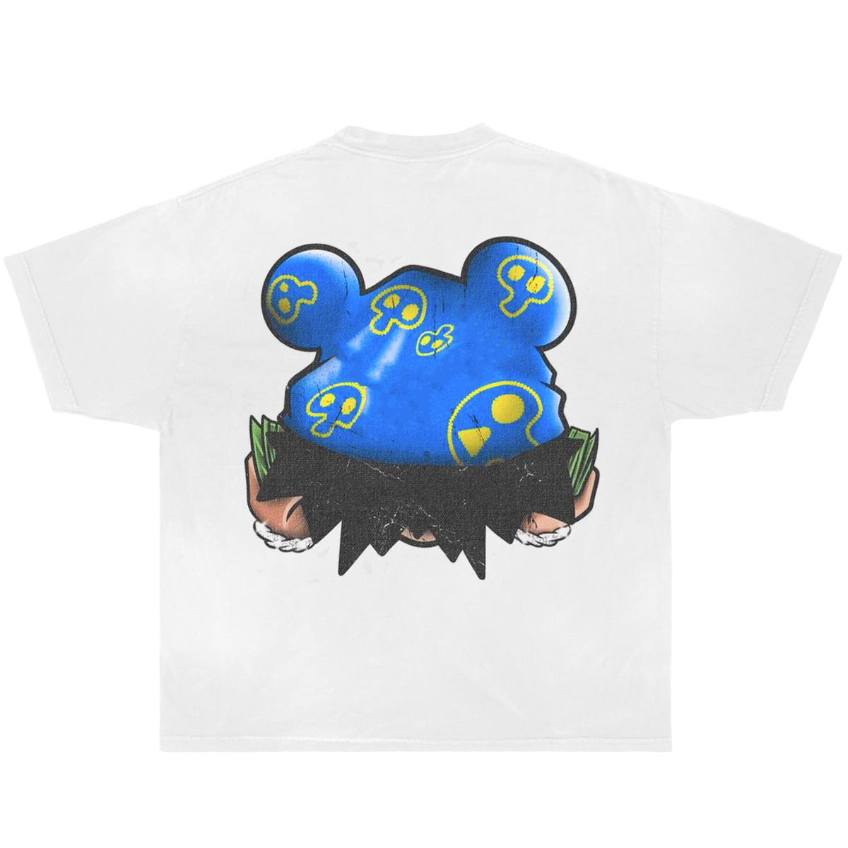 Money Stacker Boxy Shirt Streetwear Oversized Vintage Graphic Cartoon Y2K Tees
