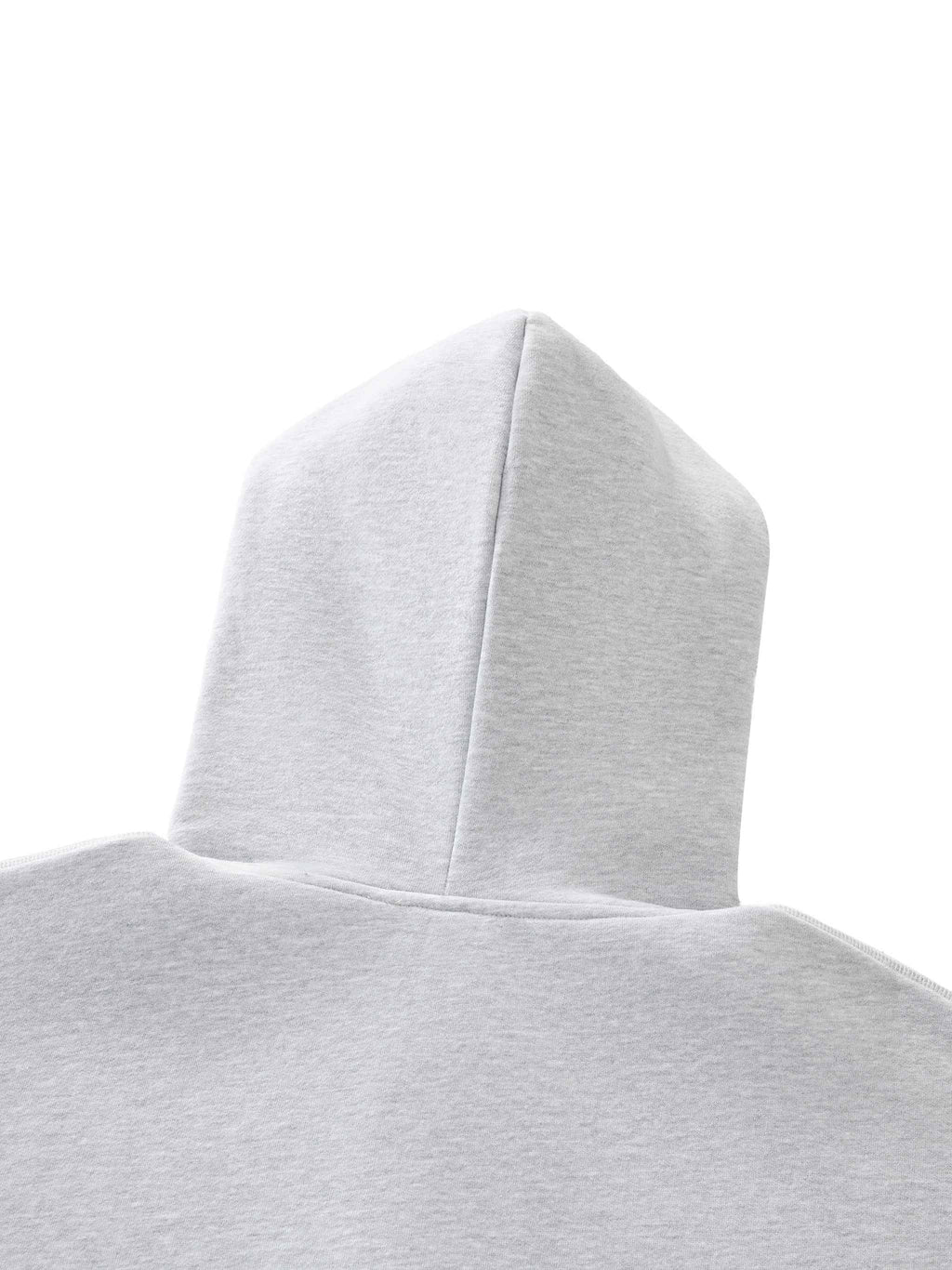 Phantom Core Grey Tracksuit Contrast-Stitched Boxy Fleece Zip Up Hoodie Streetwear Y2K
